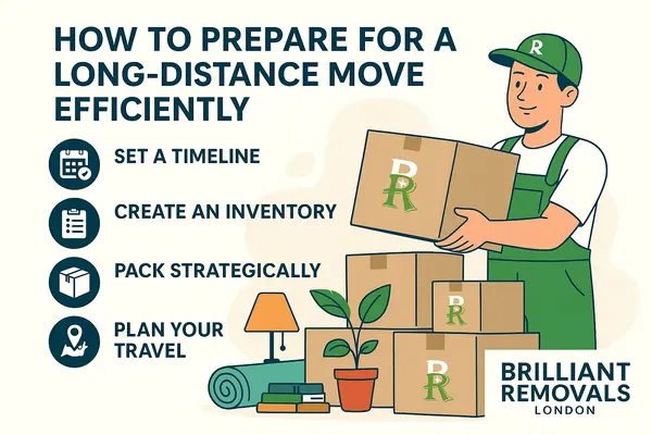 How to Prepare for a Long-Distance Move Efficiently | Brilliant Removals London