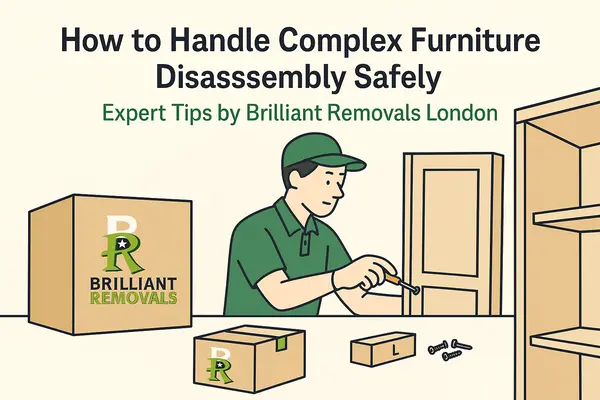 How to Handle Complex Furniture Disassembly Safely | Expert Tips by Brilliant Removals London
