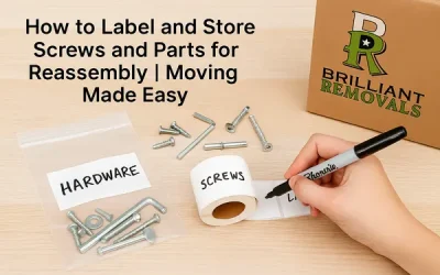 How to Label and Store Screws and Parts for Reassembly | Moving Made Easy